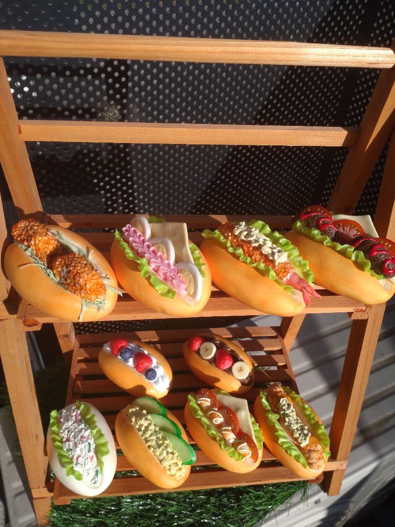 コッペパンサンド フェイクフード フェイクスイーツ 食品サンプル