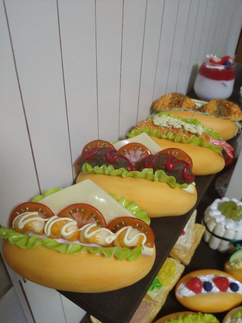 コッペパンサンド フェイクフード フェイクスイーツ 食品サンプル