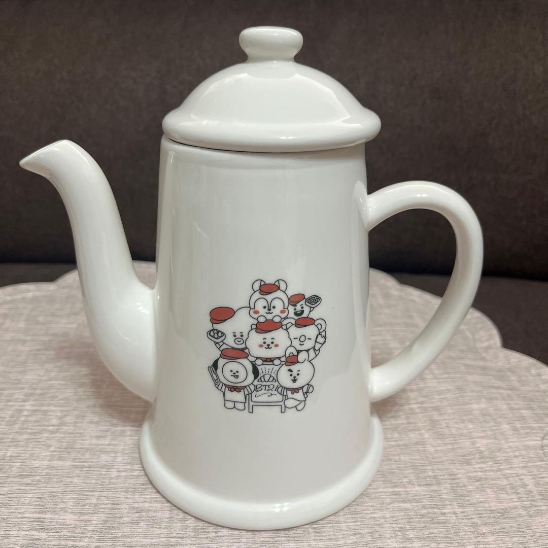 BT21 ティーポットとマグカップセット