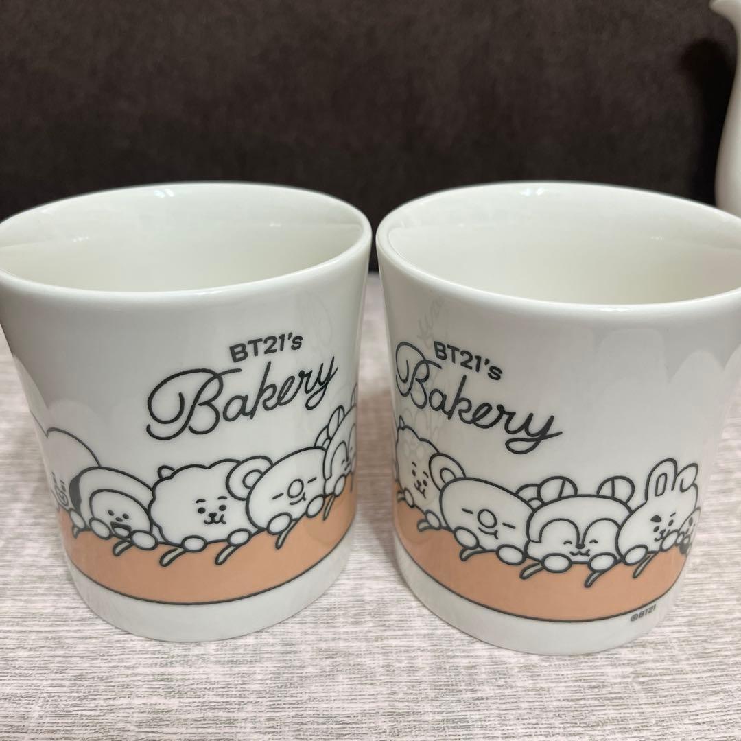 BT21 ティーポットとマグカップセット