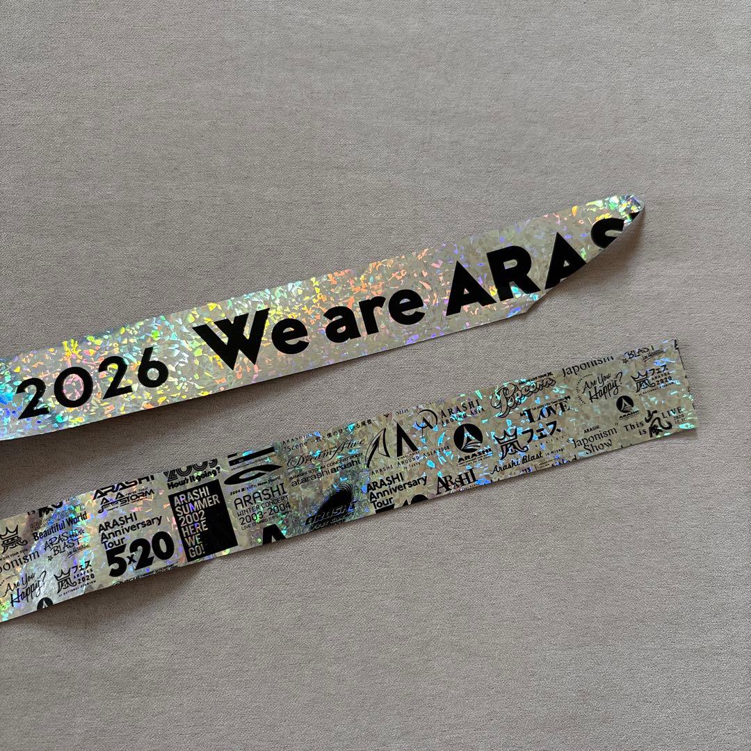 We are ARASHI TOUR 2026 銀テープ