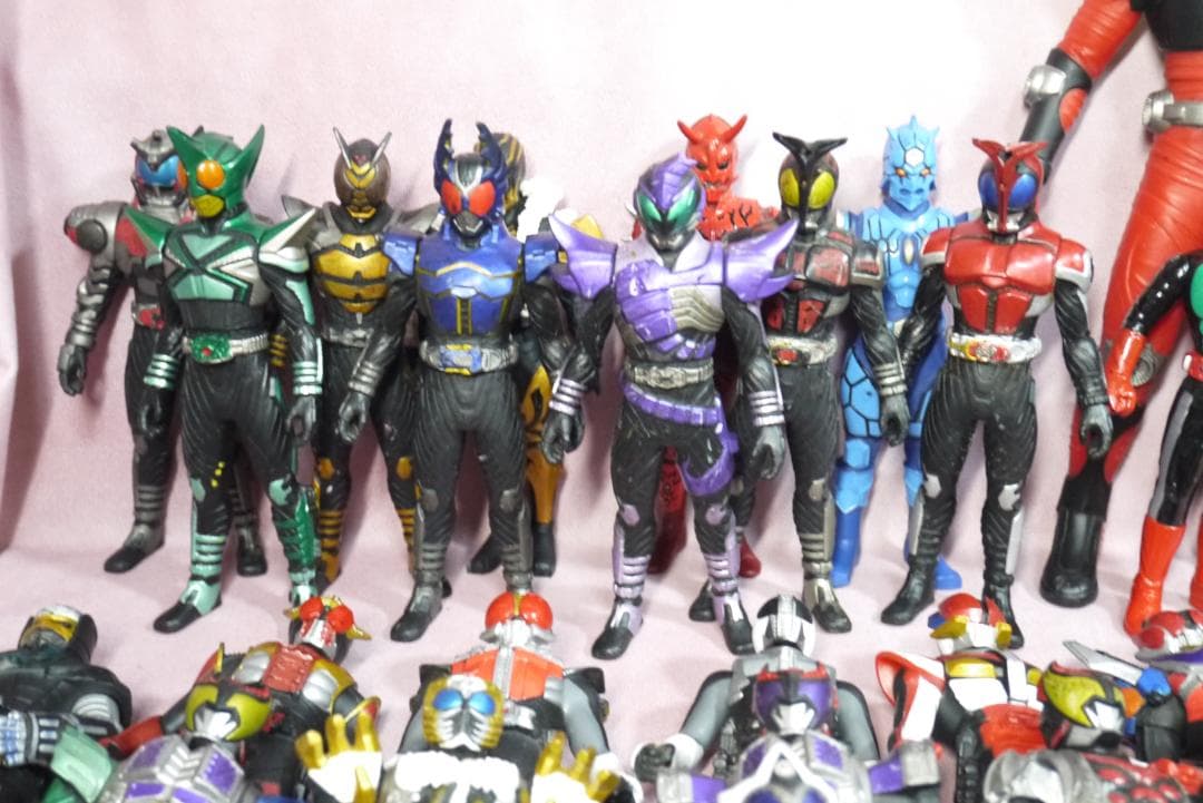 ライダーヒーローシリーズ　ビッグサイズソフビフィギュア　109体