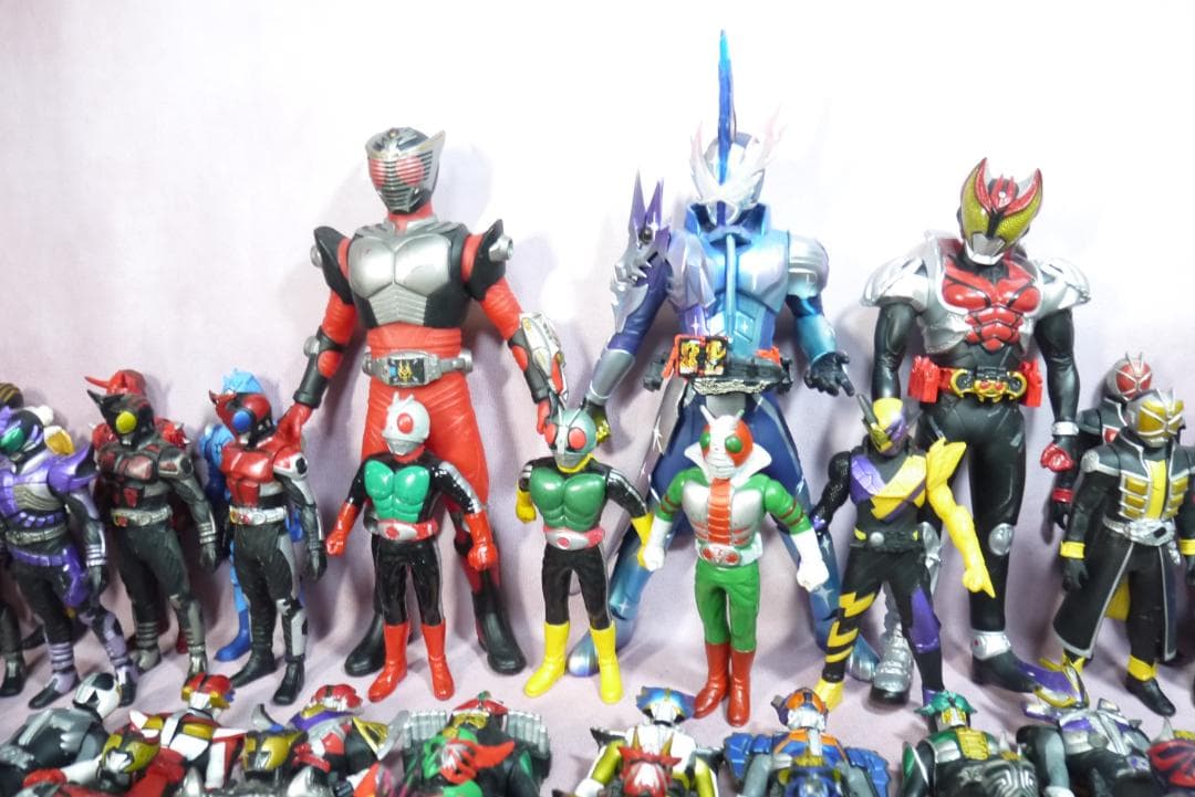 ライダーヒーローシリーズ　ビッグサイズソフビフィギュア　109体