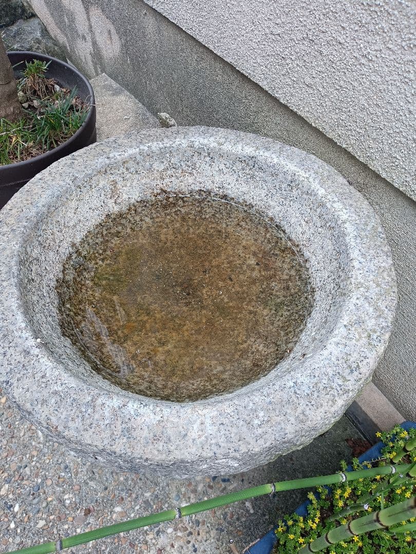 つくばい/石臼/ガーデニング