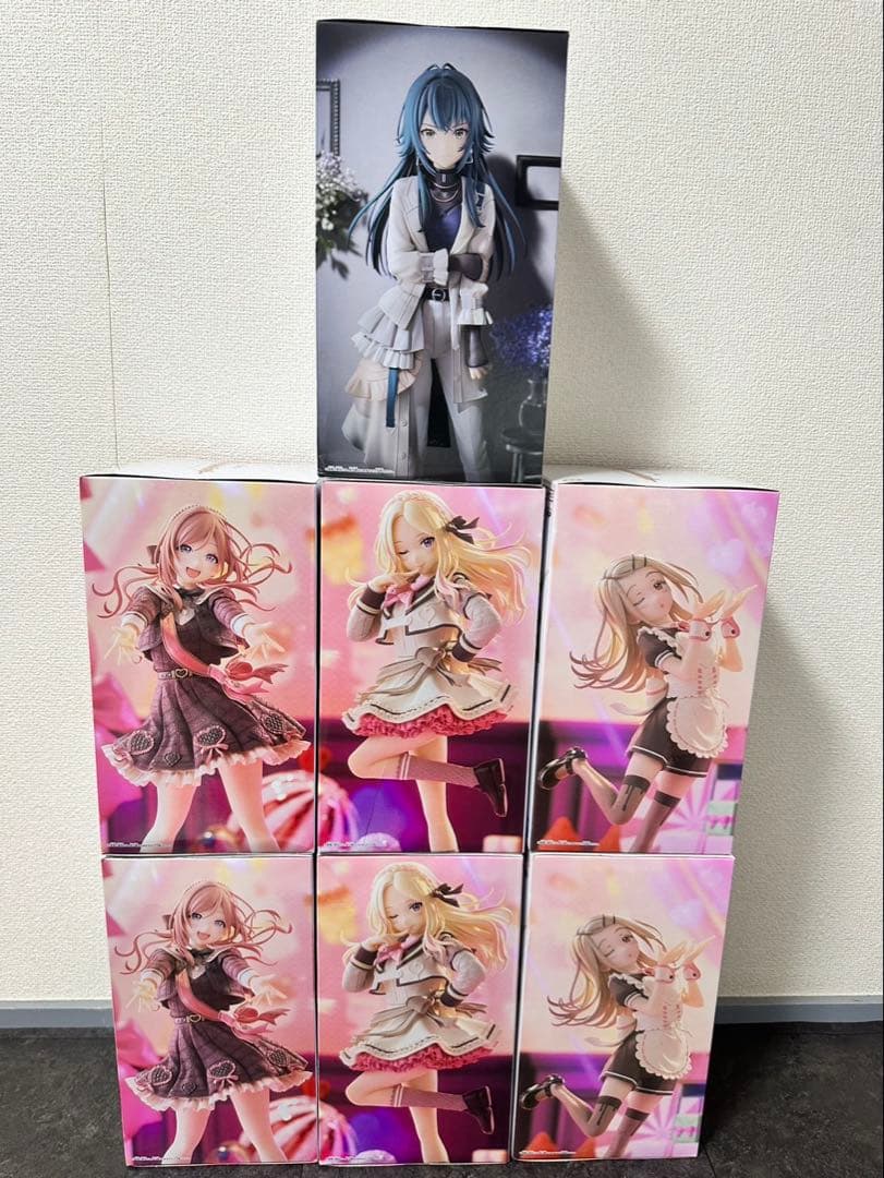 学園アイドルマスター フィギュア 7点 ESPRESTO 手毬 咲季 ことね 他