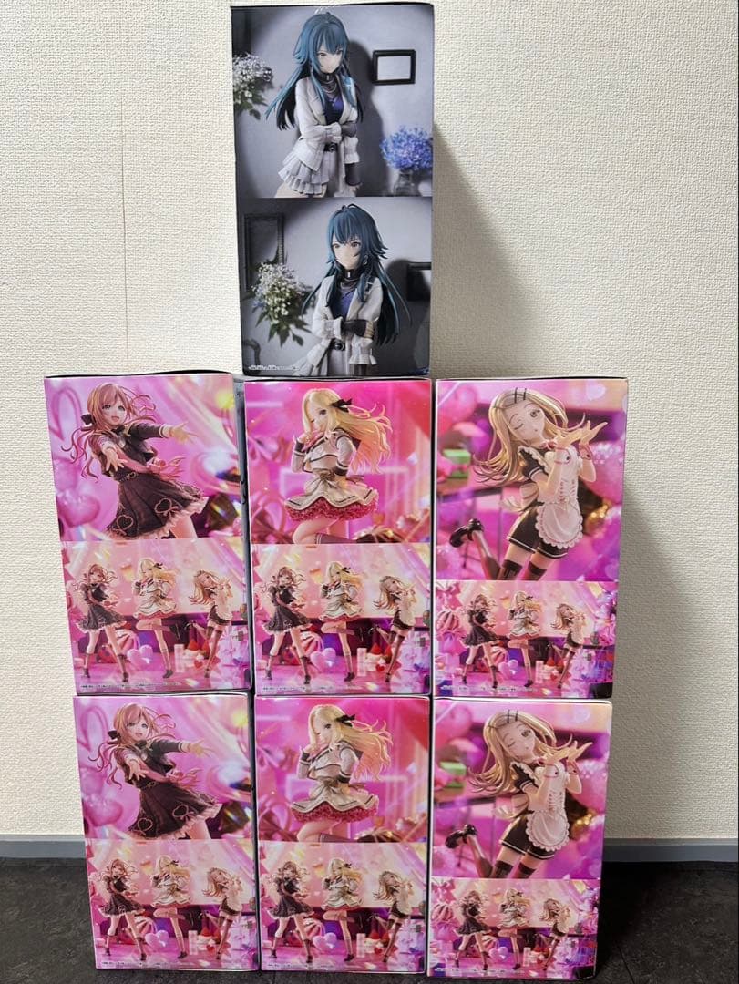 学園アイドルマスター フィギュア 7点 ESPRESTO 手毬 咲季 ことね 他