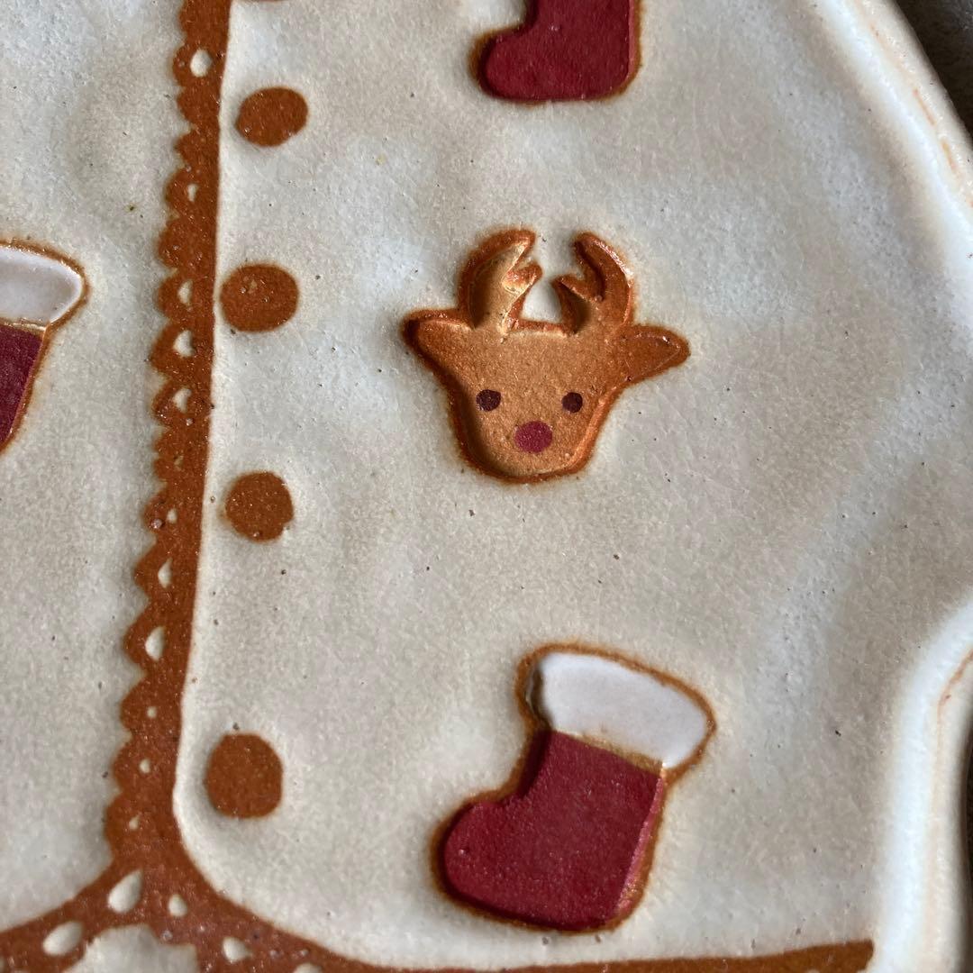 木村涼子 さん　洋服プレート　クリスマス