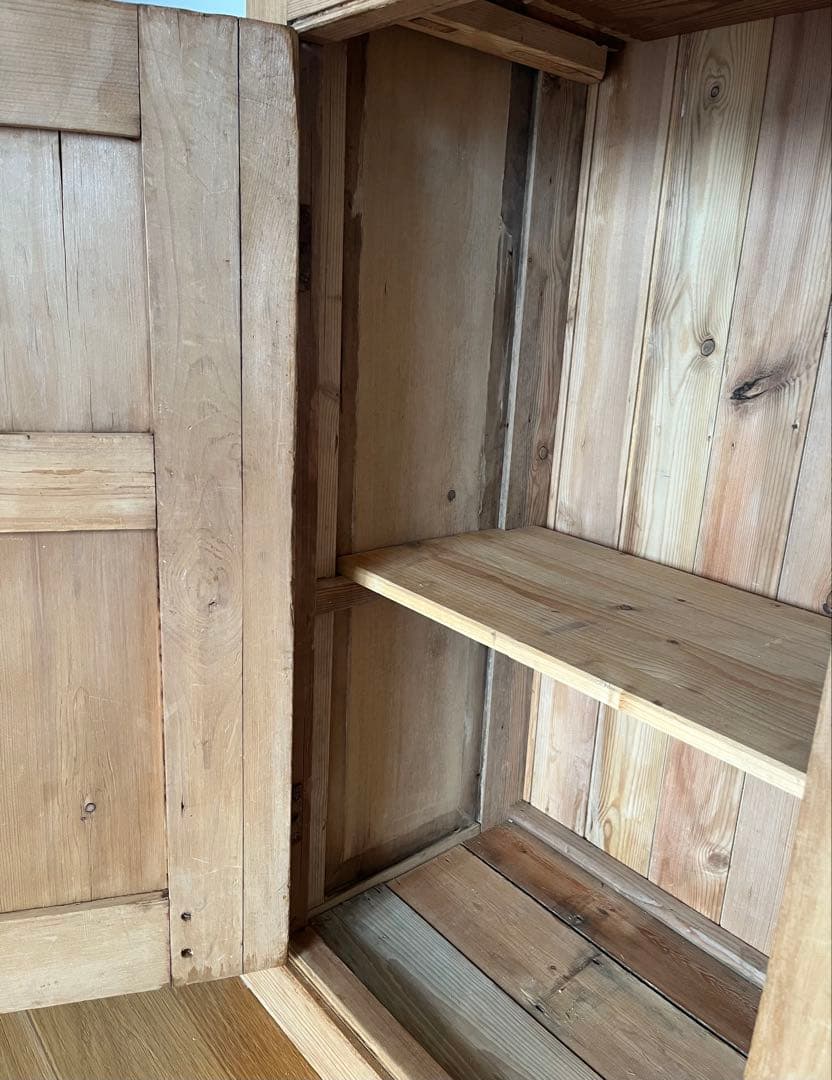 [最終お値下げ]アンティークパイン キャビネット 引き出し付き