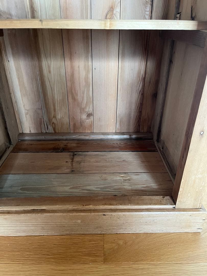 [最終お値下げ]アンティークパイン キャビネット 引き出し付き