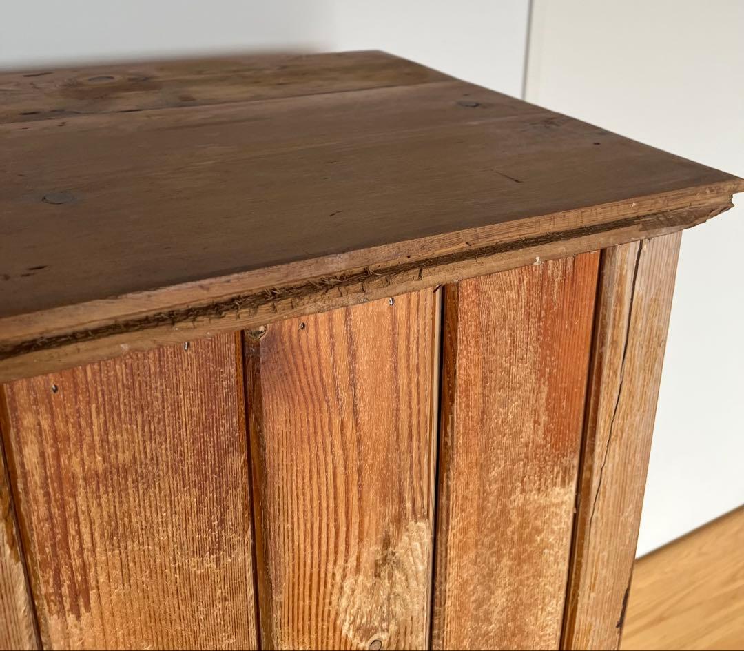 [最終お値下げ]アンティークパイン キャビネット 引き出し付き