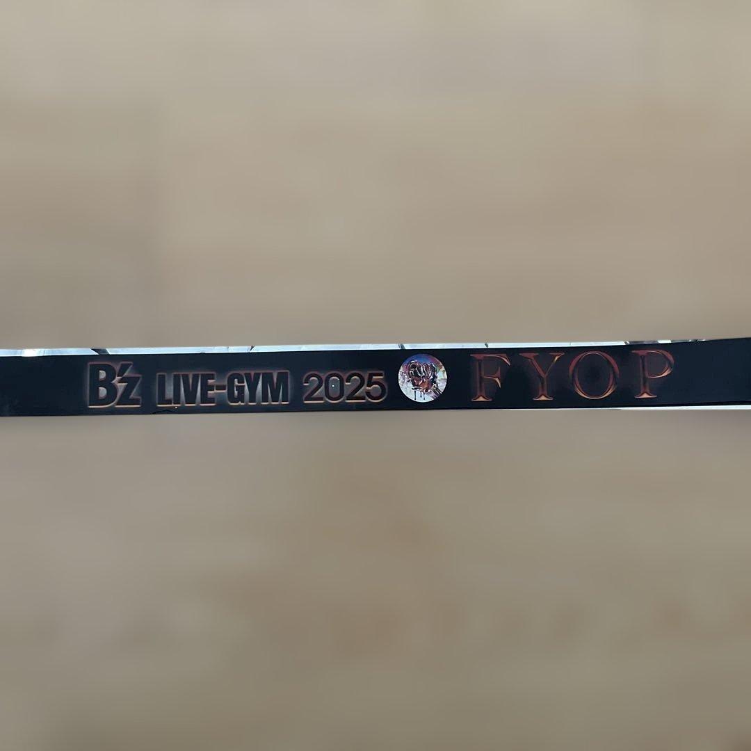 B'z FYOP 購入特典 C賞当選品 メモリアルプレート＋銀テープ付き