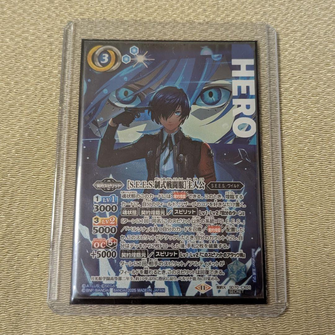 【限界価格！早いもの勝ち！】［S.E.E.S制式戦闘服］主人公　シークレット