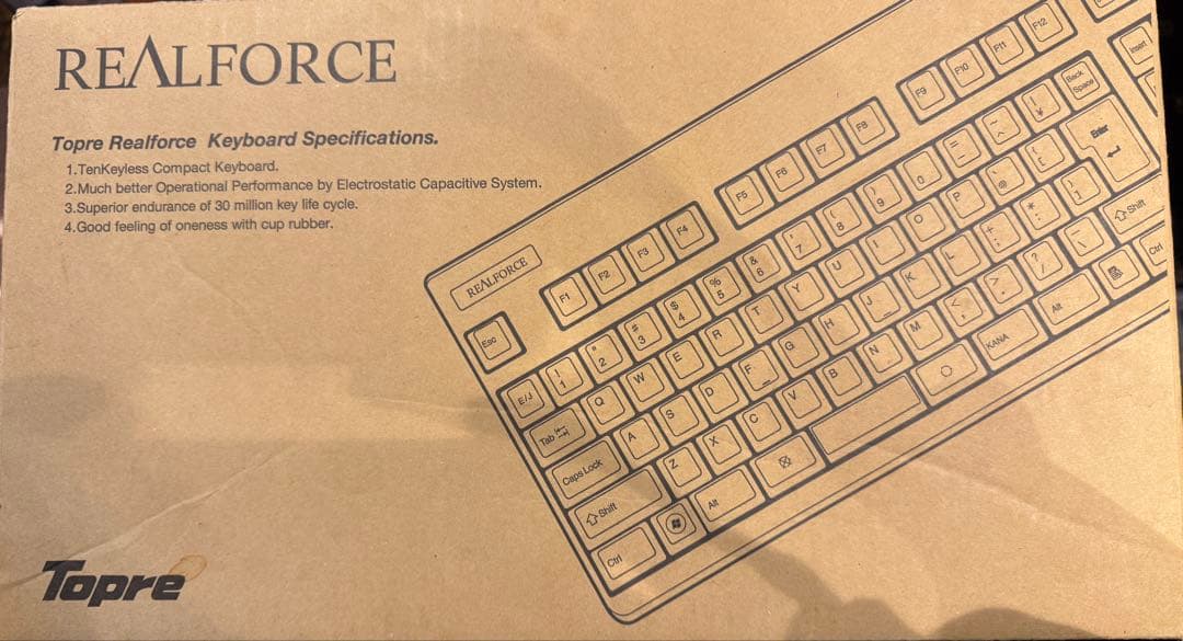 東プレREALFORCE 91UBK-S 日本語配列 キーボード リアルフォース