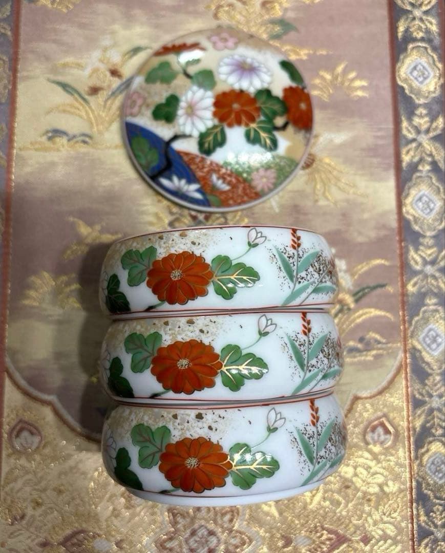 特選✨三段小重鉢・二段小重鉢と古伊万里八角皿他　お2人様お膳