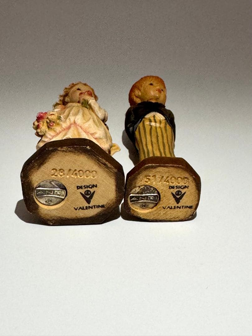 ANRI 木彫り人形 4000体限定 アンリ フィギュア フィギュリン3点セット