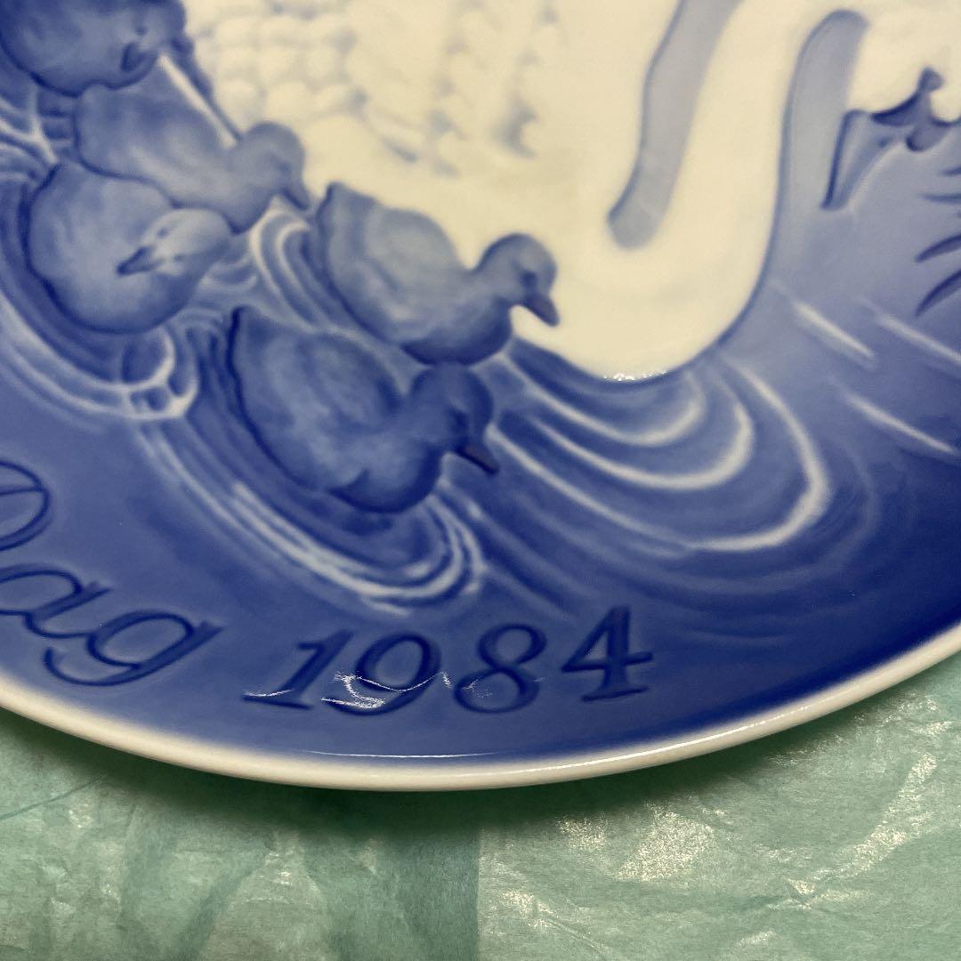 ・Mothersday 白鳥の母子・２３cm・箱・１９８４年・ Cop