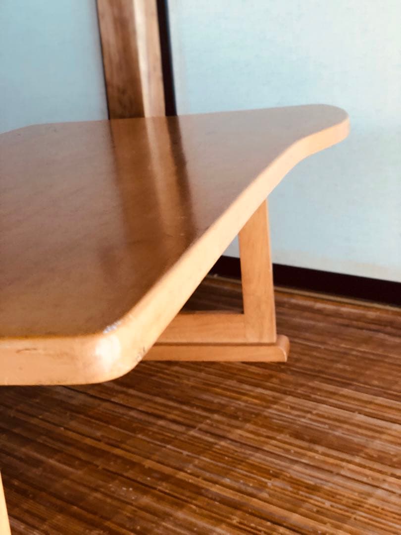 硬い メープル材 の ビンテージ 折り畳みテーブル