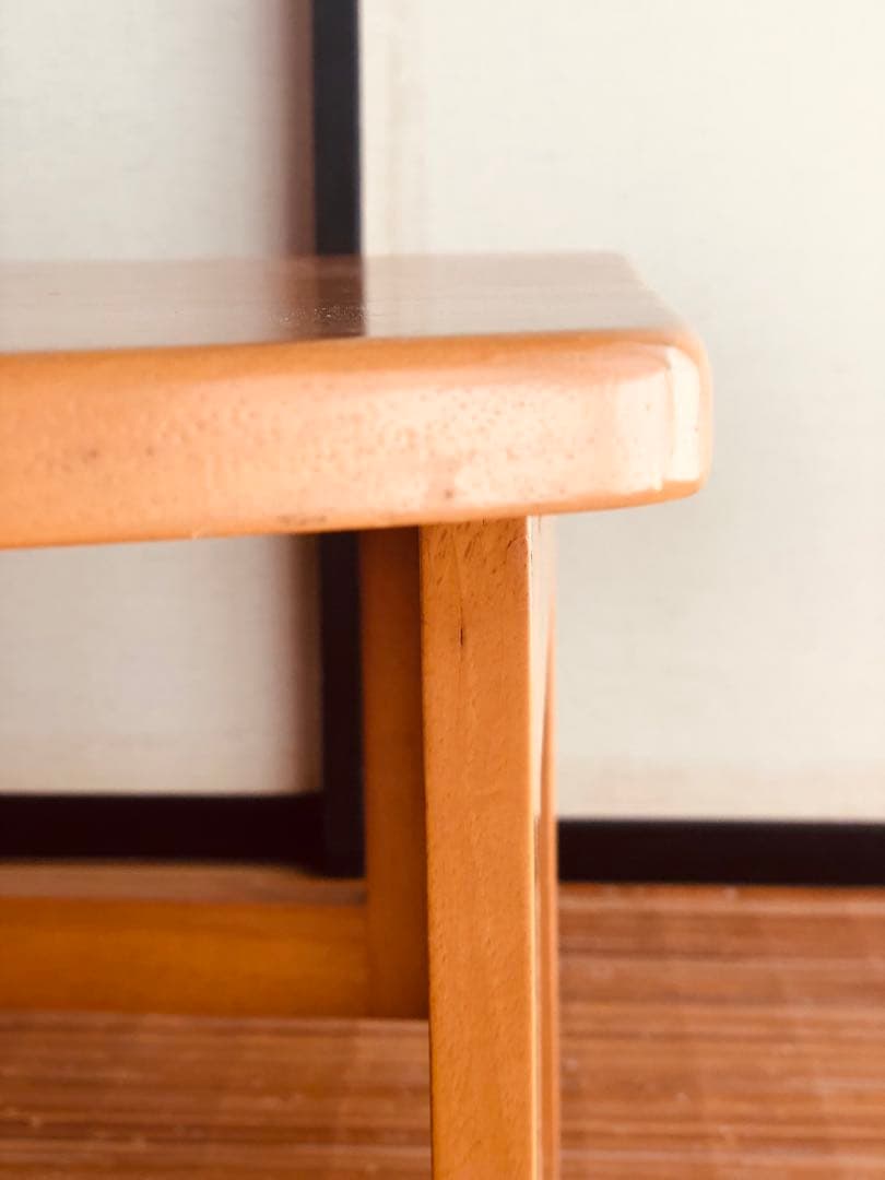 硬い メープル材 の ビンテージ 折り畳みテーブル