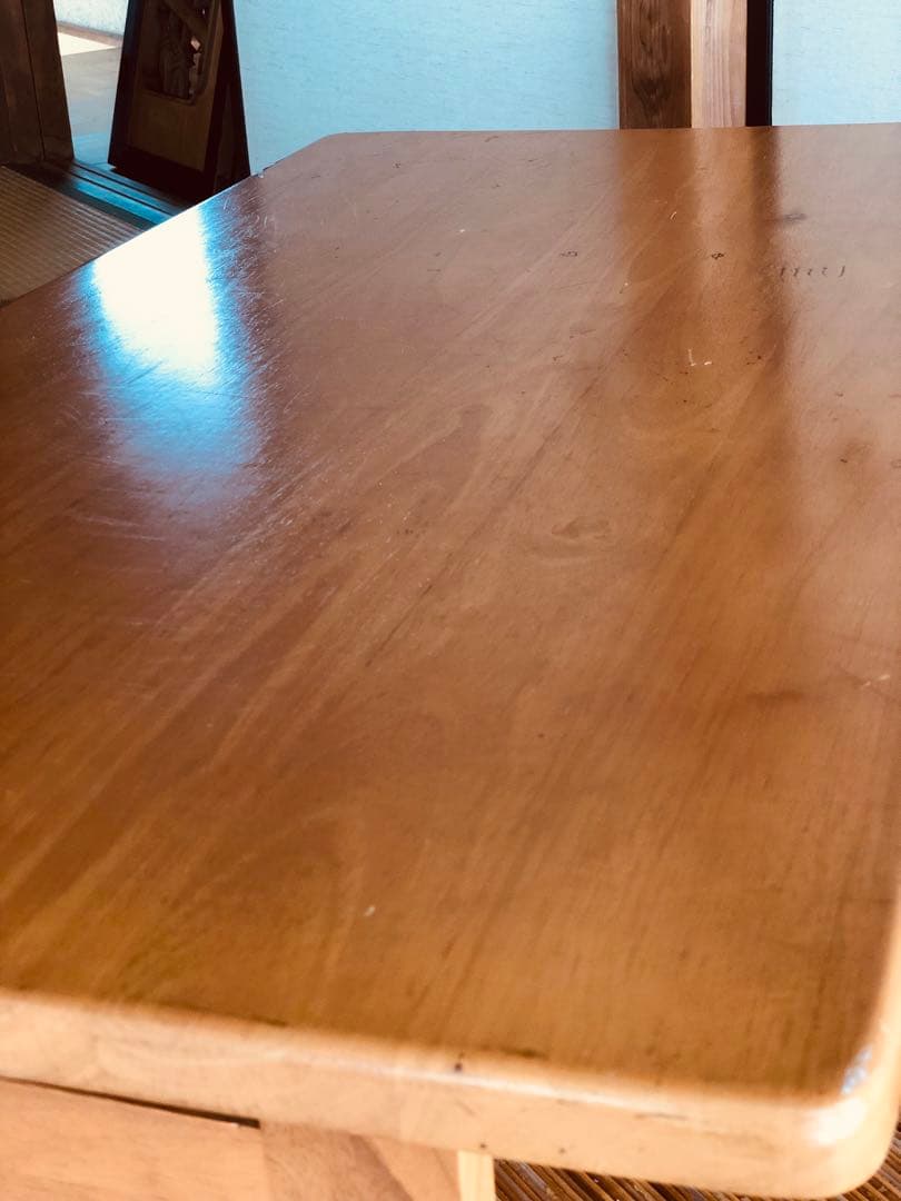硬い メープル材 の ビンテージ 折り畳みテーブル