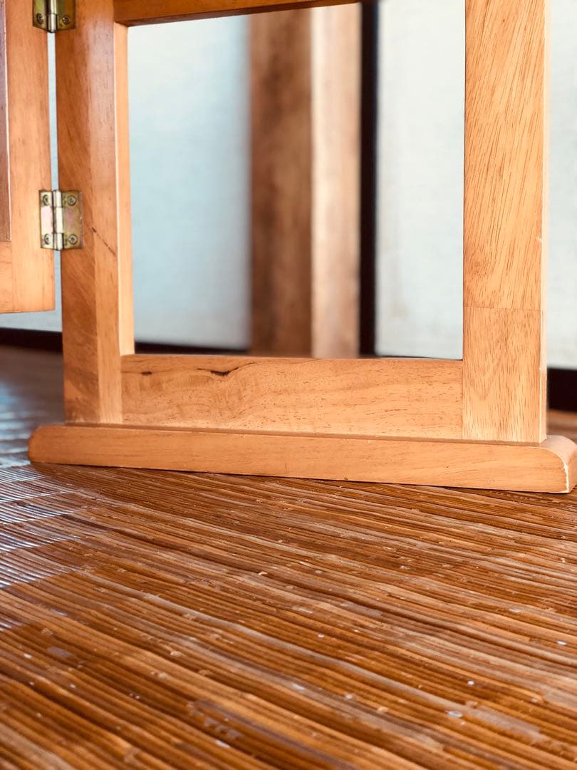 硬い メープル材 の ビンテージ 折り畳みテーブル