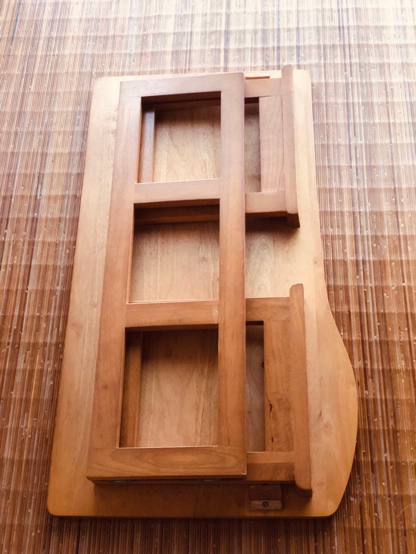 硬い メープル材 の ビンテージ 折り畳みテーブル