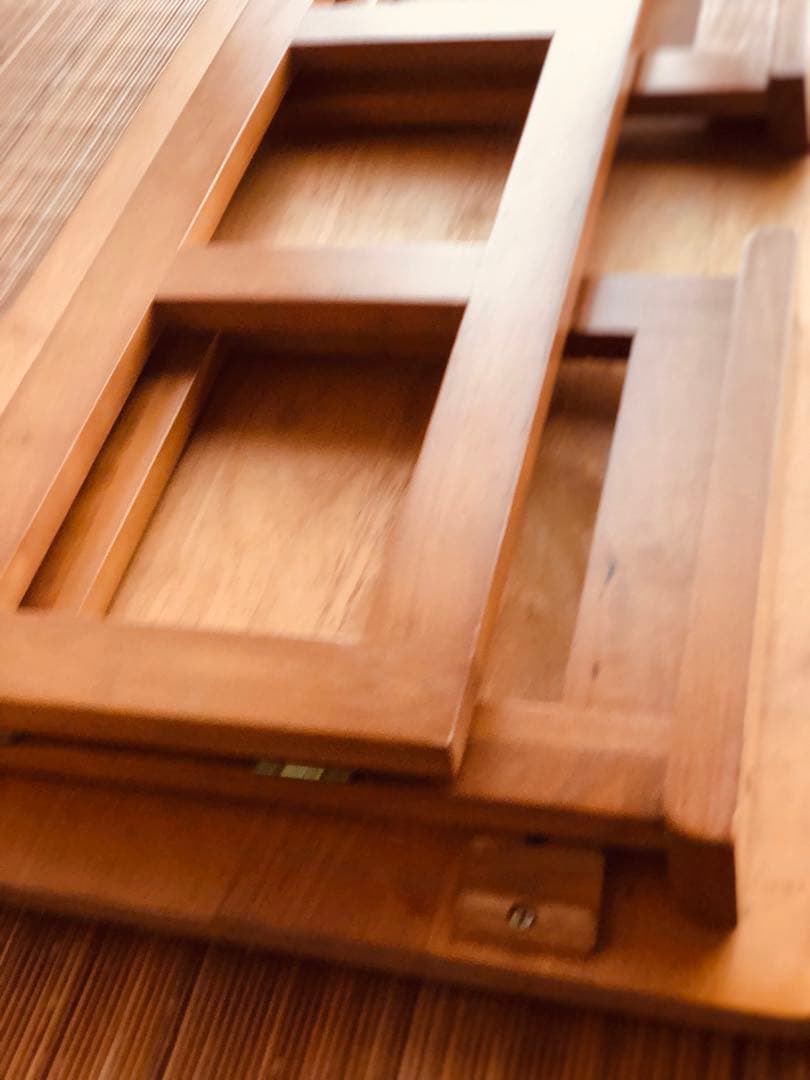 硬い メープル材 の ビンテージ 折り畳みテーブル