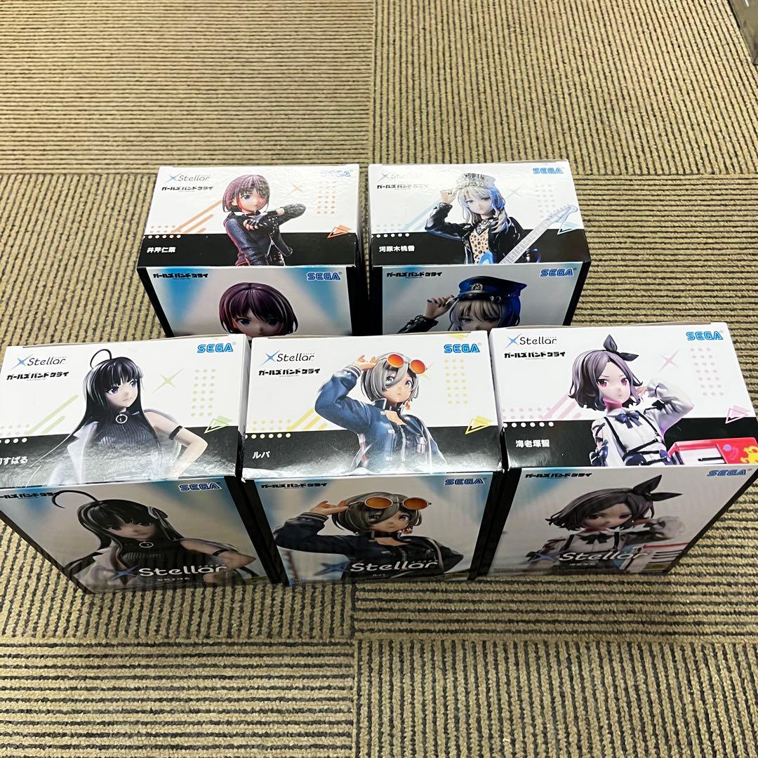 ガールズバンドクライ　プライズ系フィギュア　5点まとめ売り　ガルクラ