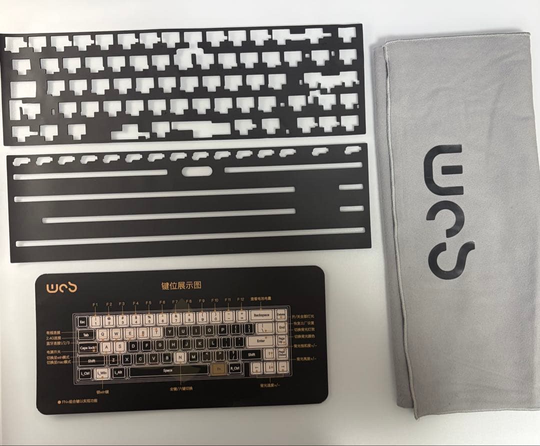 WOBKEY ZEN 65 Ultra white gold 英語配列