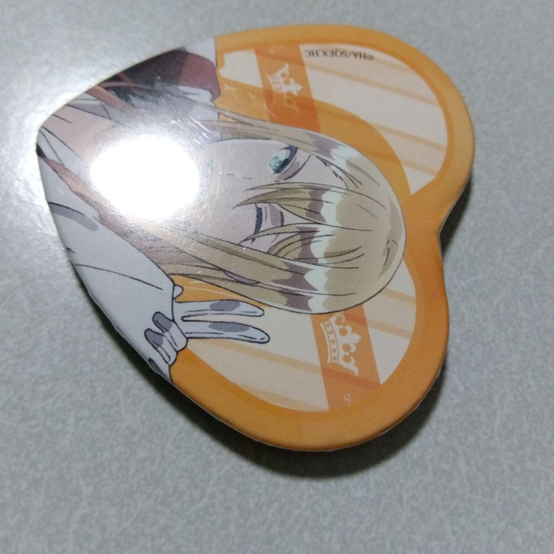 【王室教師ハイネ】リヒト WEBPON ウェブポン ハート型カンバッジ 缶バッジ