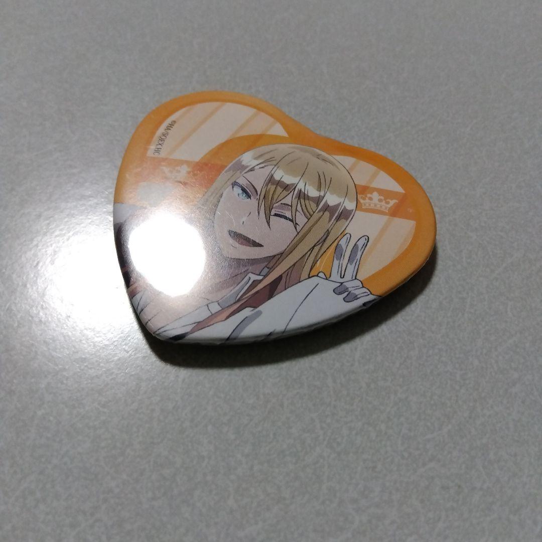 【王室教師ハイネ】リヒト WEBPON ウェブポン ハート型カンバッジ 缶バッジ