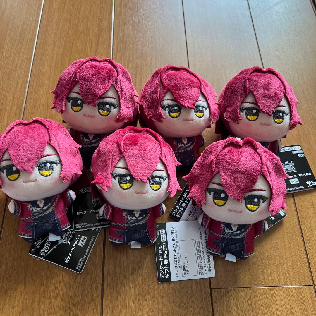 騎士X - Knight X - ちびぐるみ ばぁう　6体セット