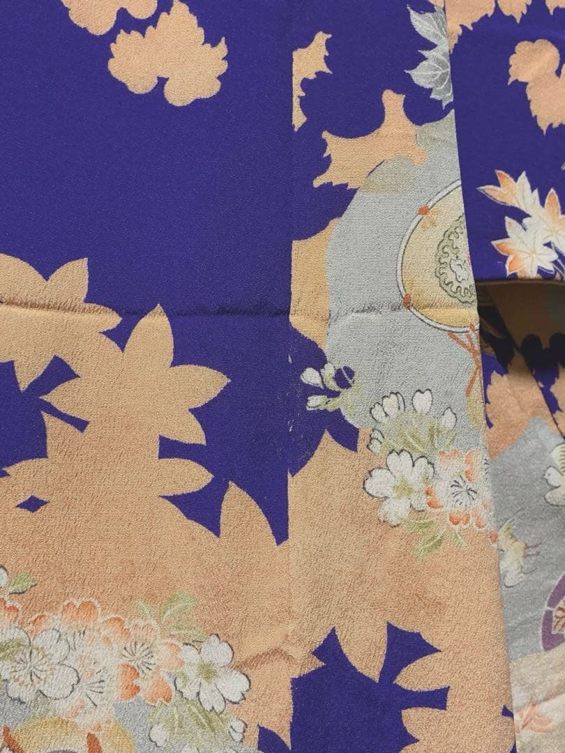 【アンティーク】大正ロマン　希少　可愛い鳥柄　七五三　女の子　着物　正絹　和装