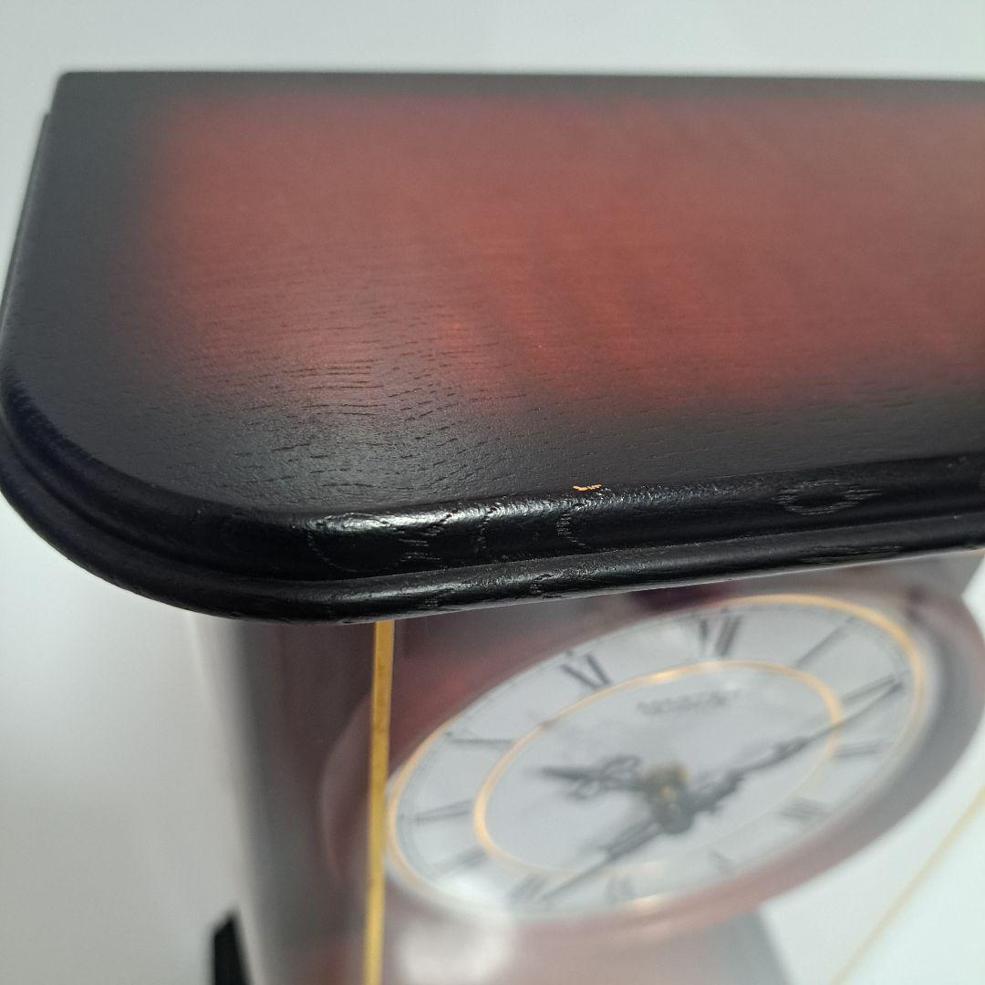 MASTER　QUARTS　高級振り子時計　置時計　木製　展示品　未使用