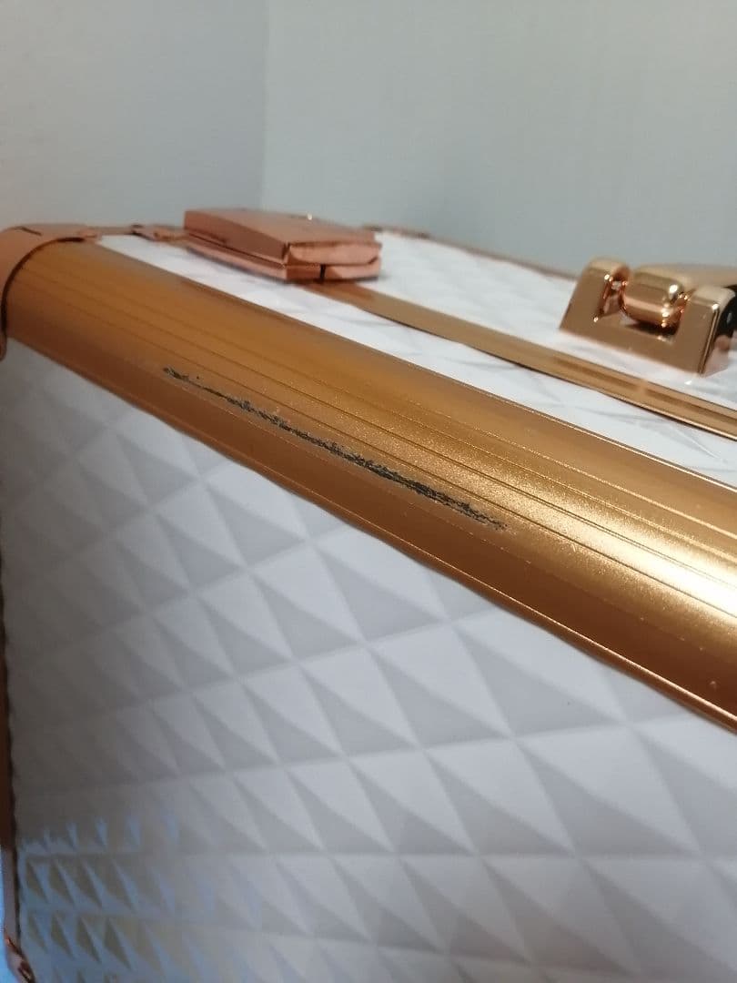 新品 訳あり コスメボックス ヴァリーズ トランク型 ドレッサー メイクボックス