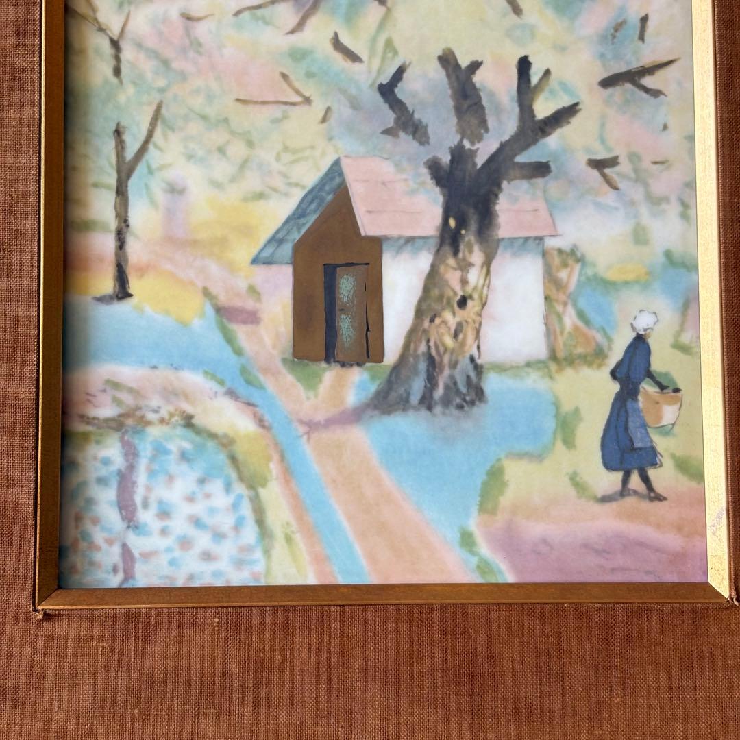 堂本印象 ノリタケ エレガンス NORITAKE 陶板画 額装 B