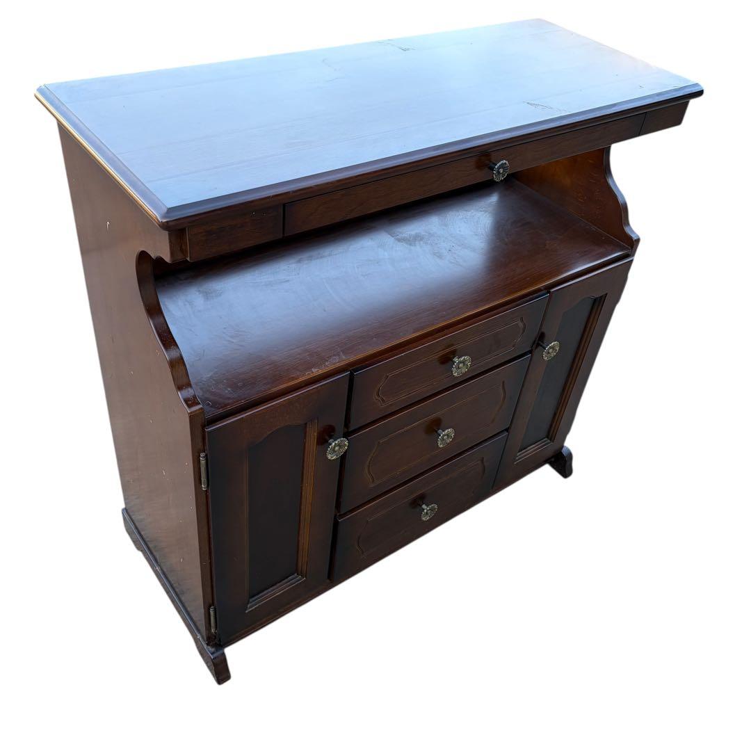 【美品】カリモク/karimoku コロニアル ファックス台 ZR24393