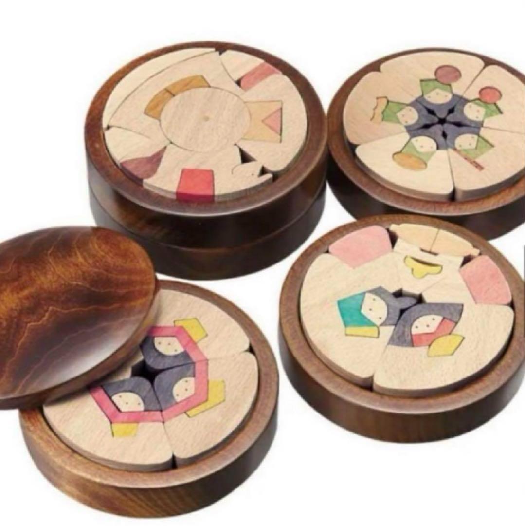 小黒三郎　ひな人形　組み木　可愛い　ひな祭り　女の子　円雛五段飾り　小