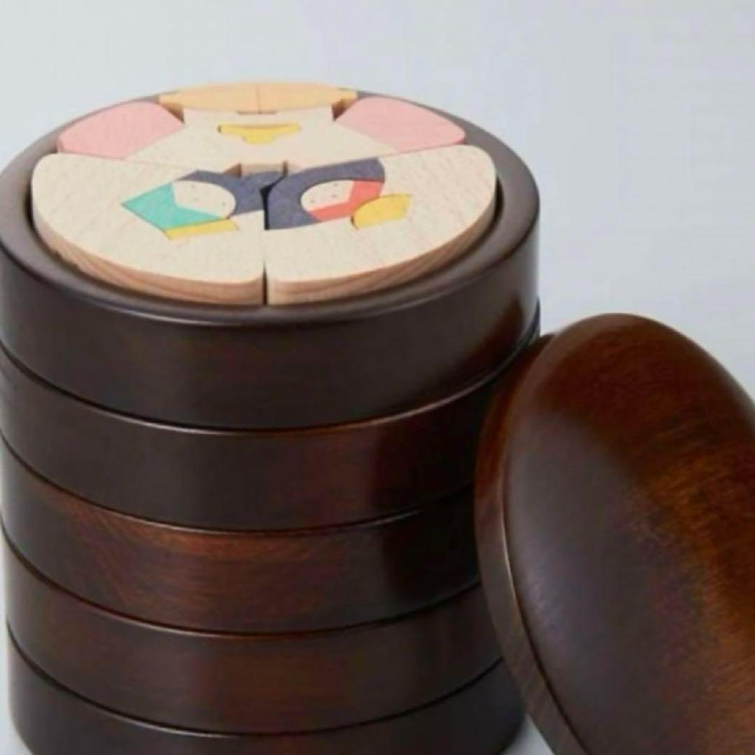 小黒三郎　ひな人形　組み木　可愛い　ひな祭り　女の子　円雛五段飾り　小