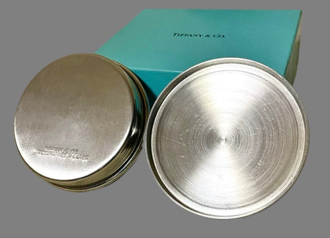 美品　Tiffany & Co. PEWTER ジュエリーケース 小物入れ