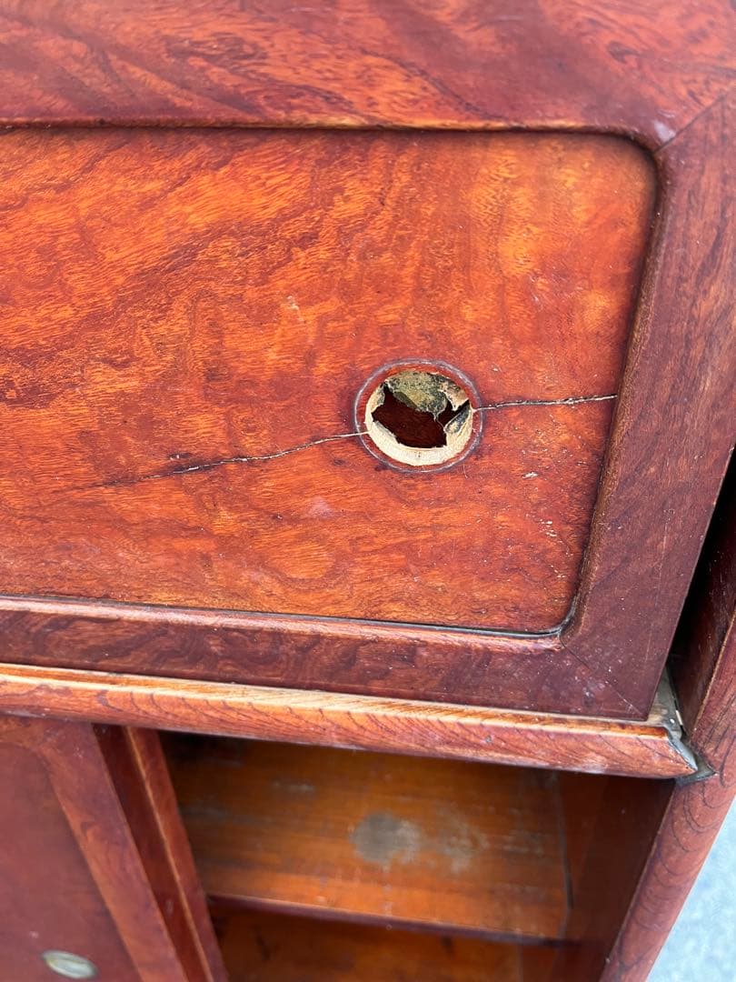 【アンティーク】茶箪笥 水屋箪笥 昭和レトロ 古民具 古家具 ビンテージ