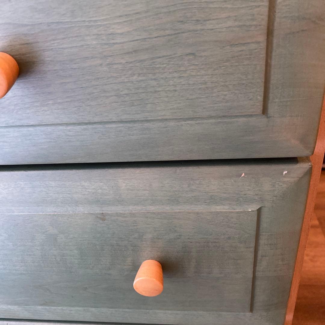 チェスト　箪笥　4段タンス　グリーン