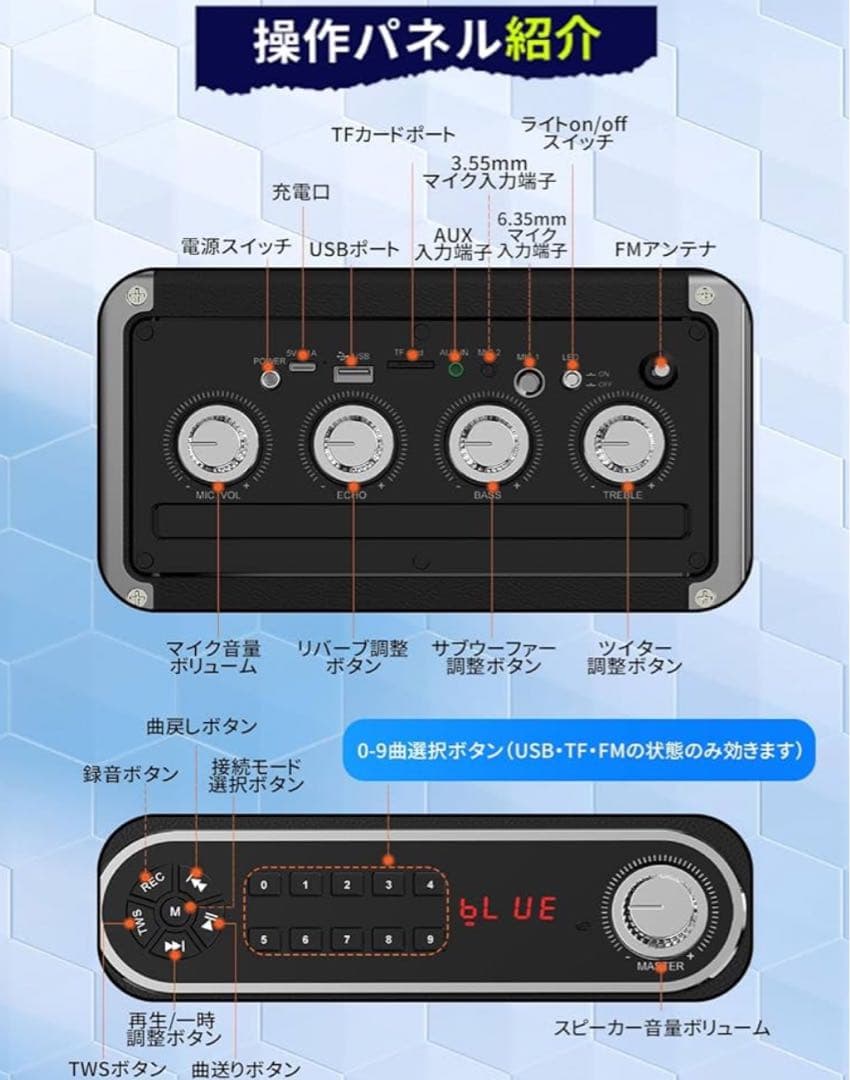 JYX ワイヤレススピーカー Bluetooth 5.0