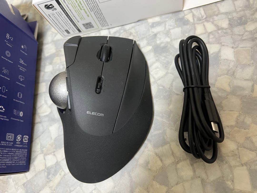 ジャンク品！ エレコム トラックボールマウス IST PRO