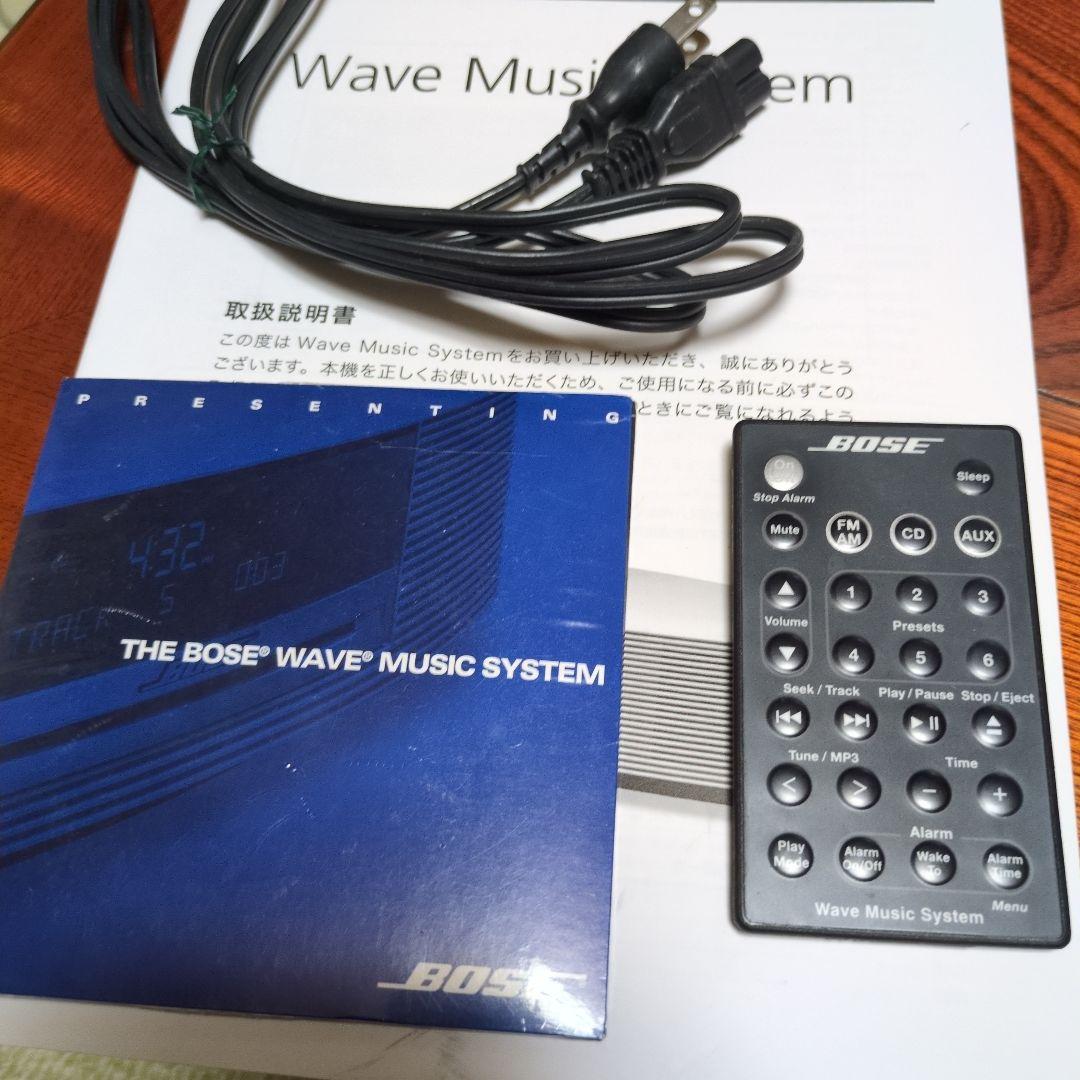 BOSE Wave Music System完動品純正リモコンコードデモCD取説
