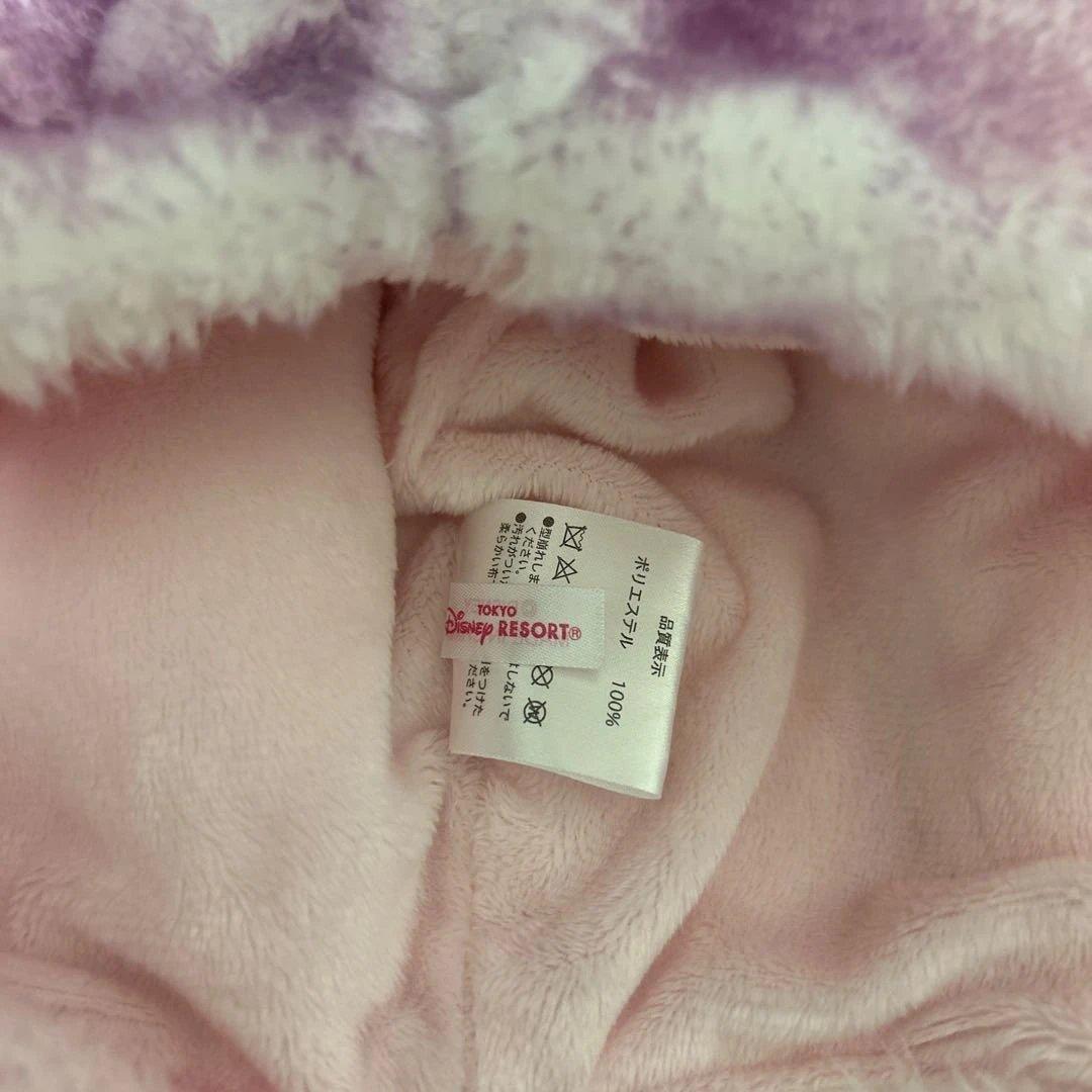 ディズニー　ミニー　マフラーキャップ　ファンキャップ　ピンク　紫