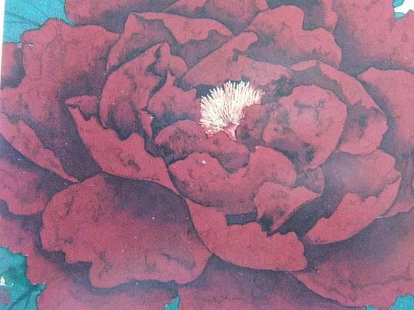 牧 進 「二十年」、希少大判画集の一頁、新品高級額装付