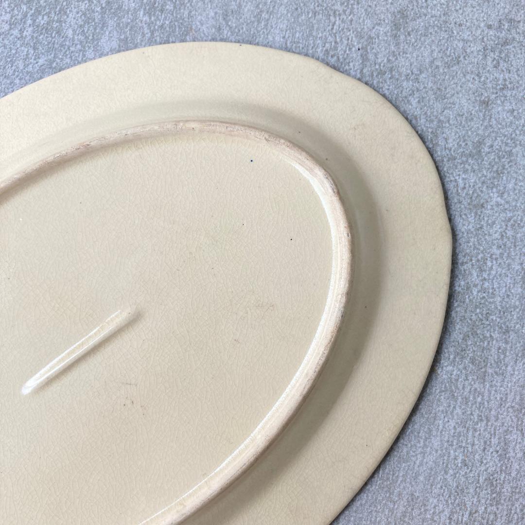 【9058】ソンベ焼き　ヴィンテージソンべ 　装飾皿　アンティーク