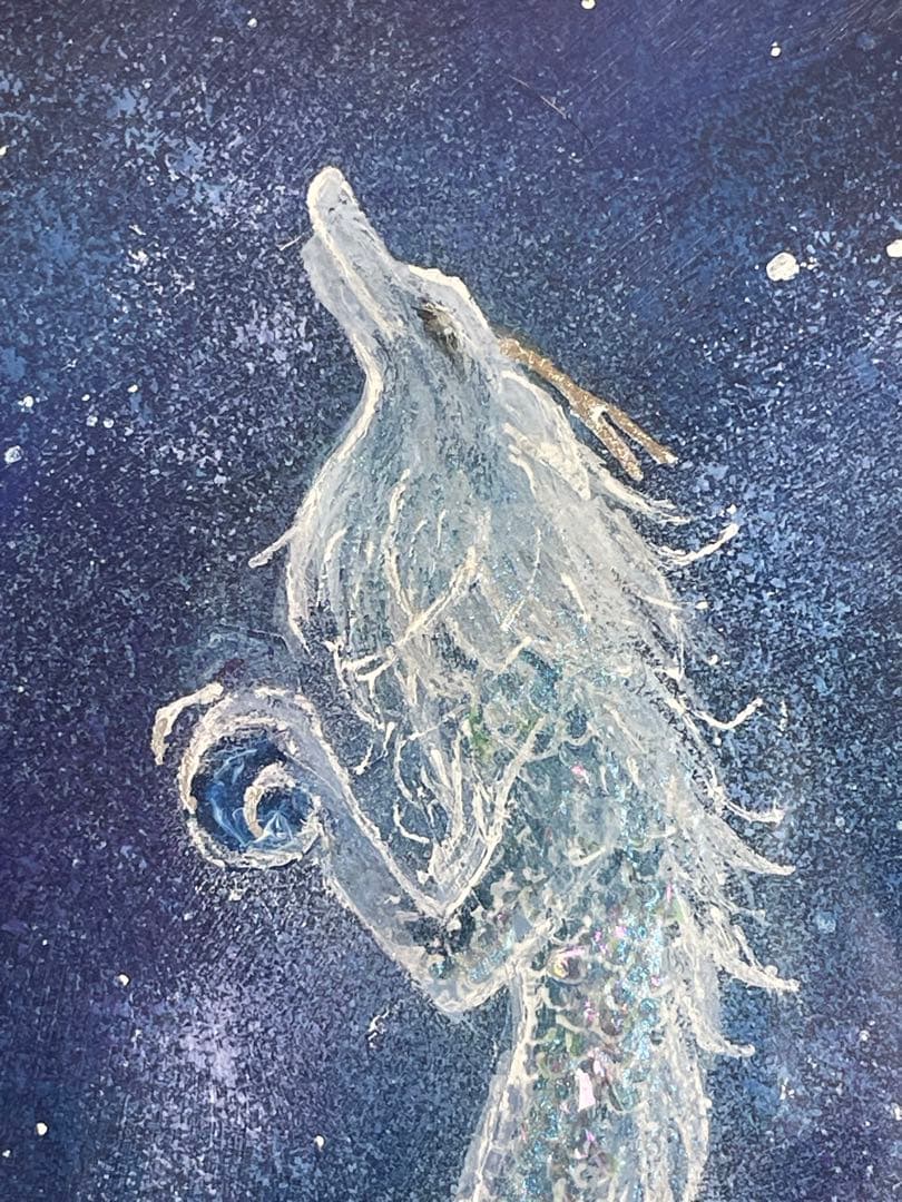 【マリス】昇龍　龍神様　白龍　絵画　開運