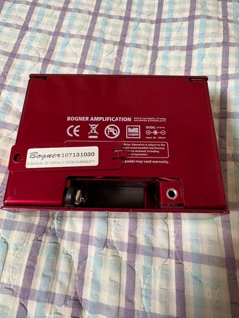 【中古-正規品】Bogner ecstasy red ギターエフェクター