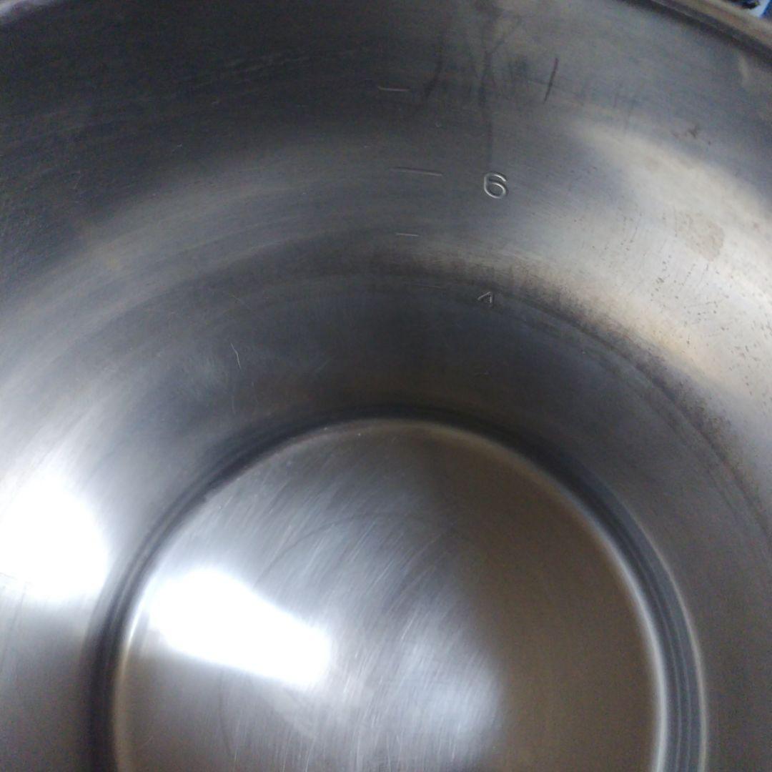 業務用 EBM クローバー ステンレス製 寸胴鍋 8L 11L 2つセット 蓋付